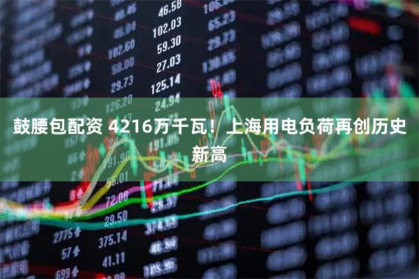 鼓腰包配资 4216万千瓦！上海用电负荷再创历史新高